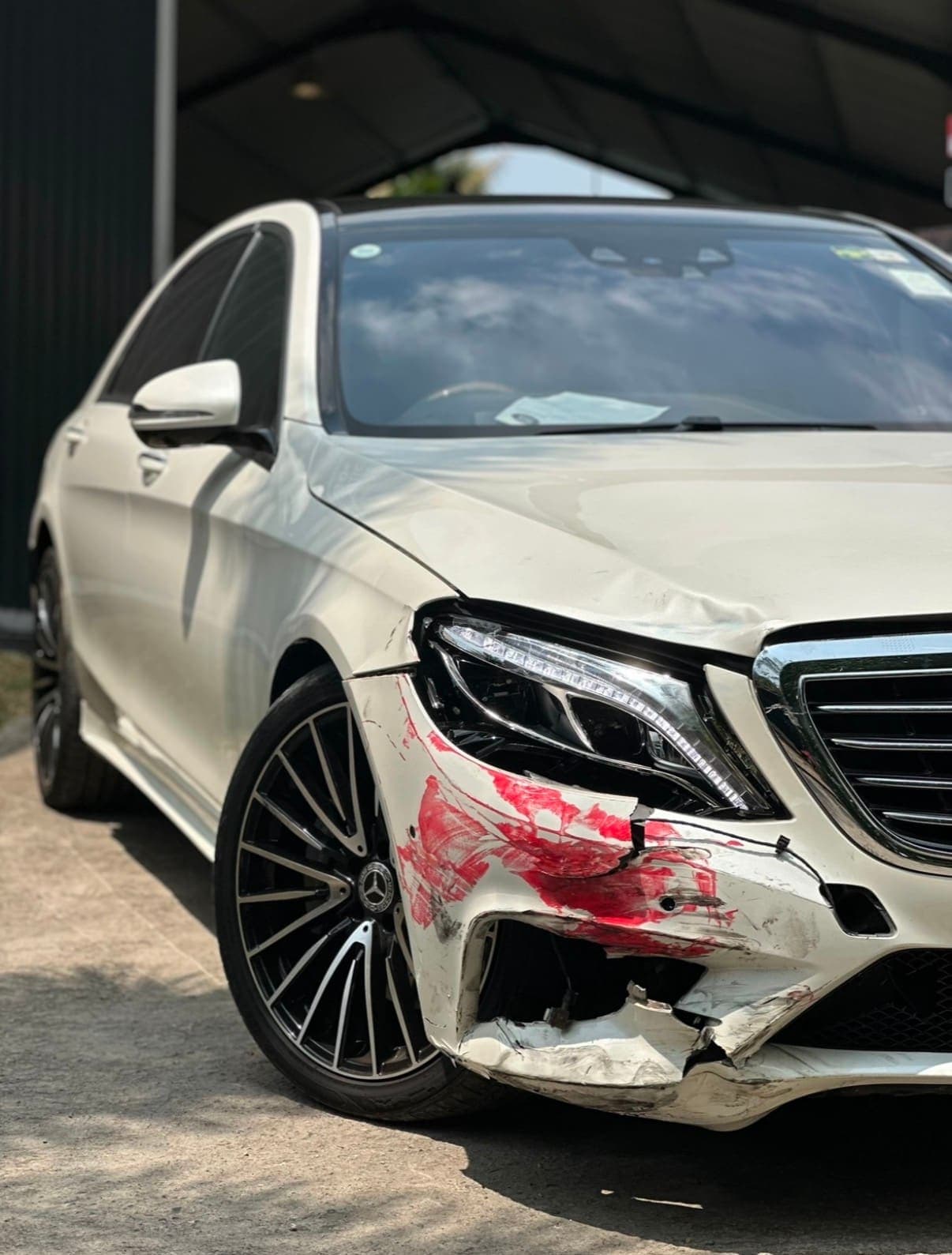Collision Damage Repair — before